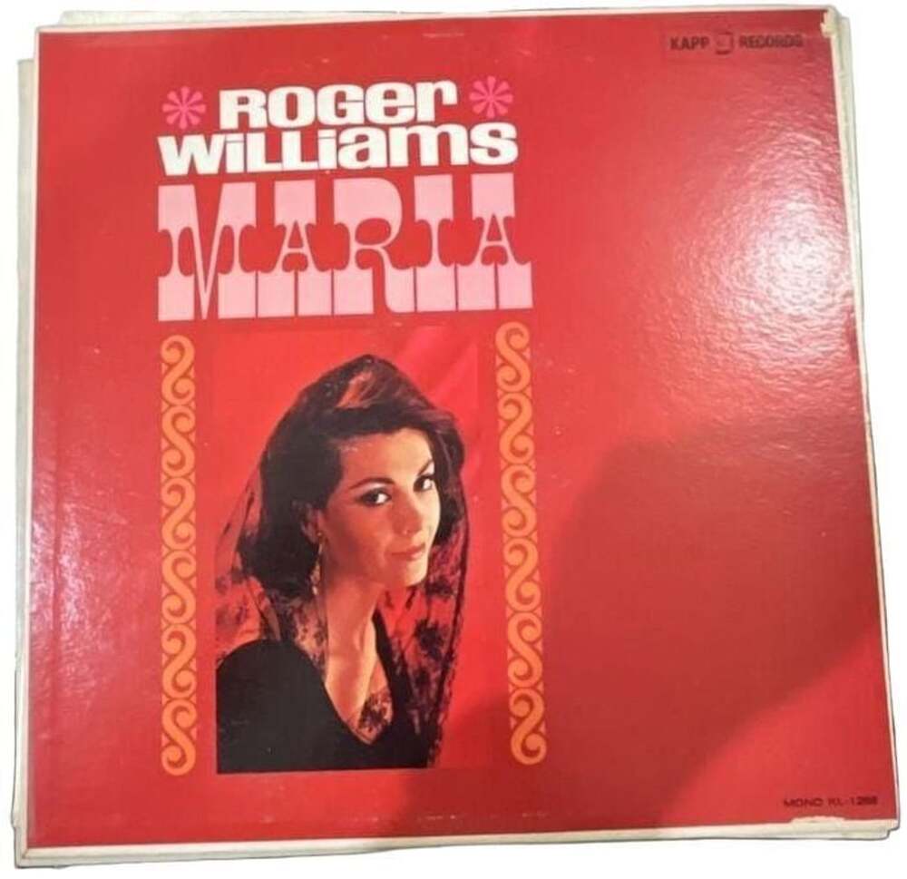 Roger Williams Maria Vintage 1962 Mono LP Vinyl Record KL-1266